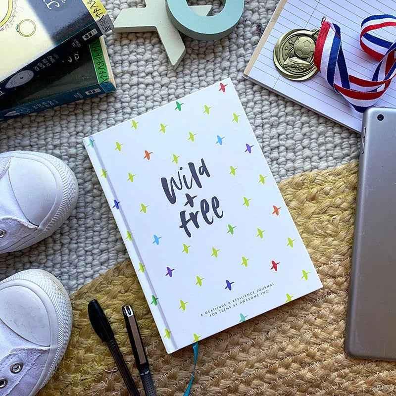 Resilient ME Gratitude Journal for Teens by Awesome Inc NZ, featuring inspiring design for ages 12-18, with lined pages for reflection.