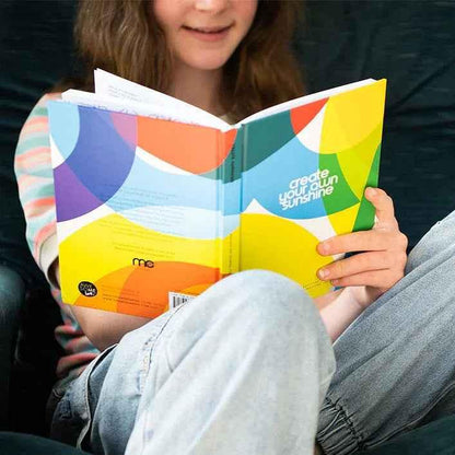 Resilient ME gratitude journal for teens by Awesome Inc NZ, featuring a colorful cover with inspiring design and space for daily reflections.