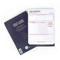 Self-care habit tracker notepad by Awesome Inc NZ with "I Am Worthy" message and daily habit tracking pages.
