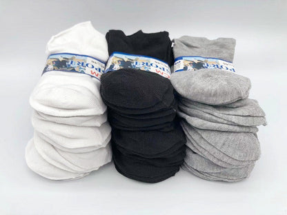 (36 Pairs) MIX colour Thin Ankle Socks  M7-11/ W9-13 dealonline.co.nz
