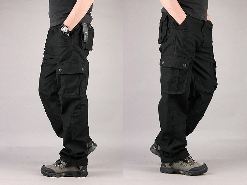 Cargo Pants Outdoor Solid Color Trousers Hiking Work Pants dealonline.co.nz