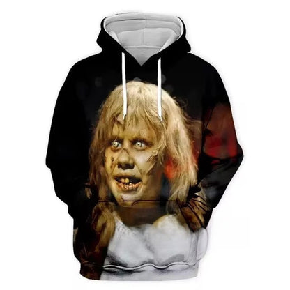 3d digital printing street men's crown sweatshirt