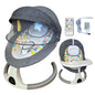 Baby Way NZ 2-in-1 electric baby rocker swing and bouncer with food tray, remote, and dining seat for infants.