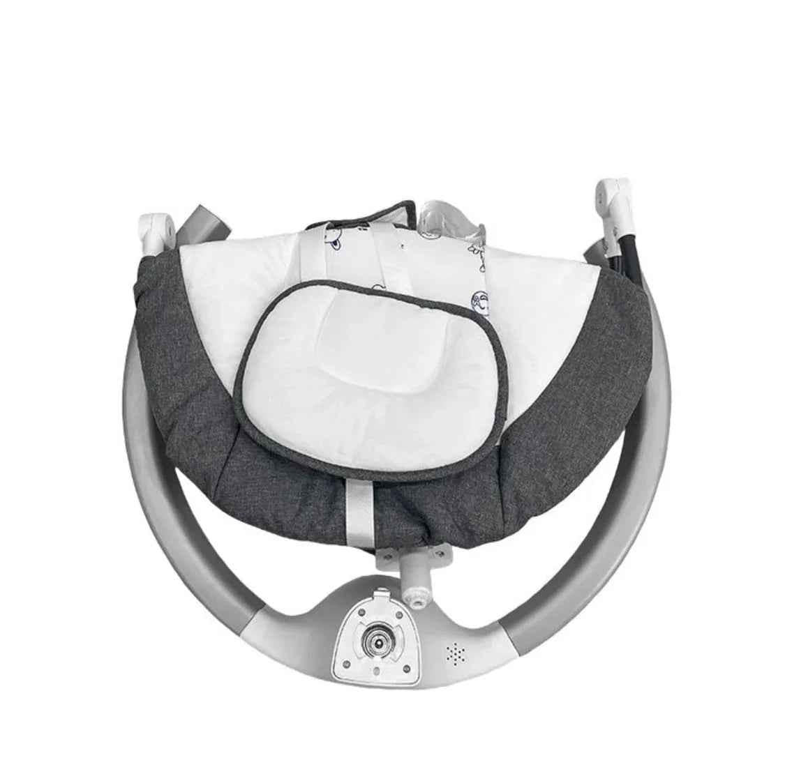 Baby Way NZ 2-in-1 electric baby rocker swing, bouncer, and dining seat with food tray and remote control.