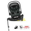 Crown i-Size Reclining Capsule Car Seat and ISOFIX 360 Rotating Capsule Base - OLIVE
