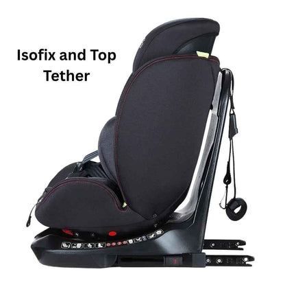 Baby Way NZ Defender i-Size 360 rotating convertible car seat in beige with ISOFIX and top tether for infants and toddlers.