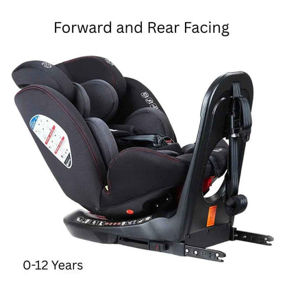 Baby Way NZ Defender i-Size 360 rotating convertible car seat in beige with ISOFIX and top tether for infants and toddlers.