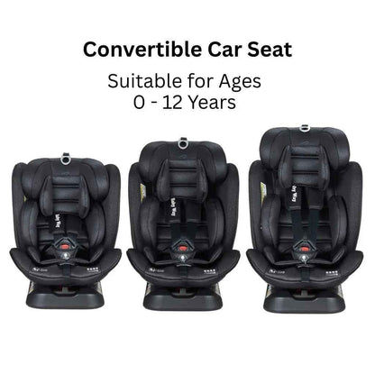 Preorder Baby Way NZ GrowSwitch iSize convertible car seat in red for babies and toddlers from birth to 12 years.
