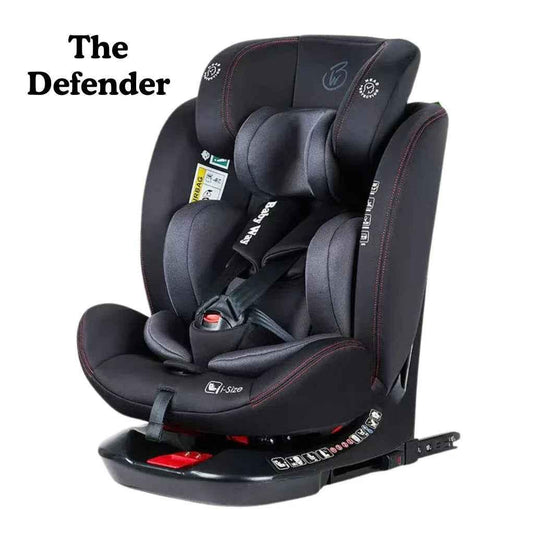 The Defender – i-Size 360 Rotating Convertible Car Seat with Isofix and Top Tether