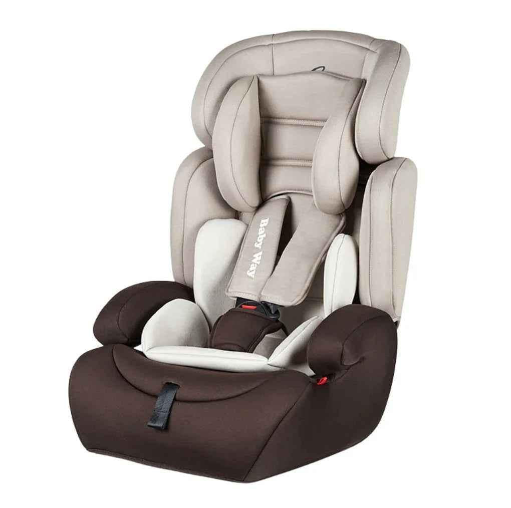 Black Baby Way NZ The Racer car seat booster with adjustable headrest for added comfort and safety in booster seats.