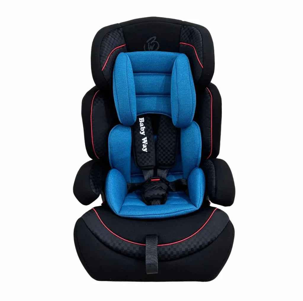 Baby Way NZ The Racer car seat booster with adjustable headrest, black booster seat for enhanced child safety and comfort