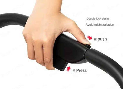Baby Way NZ 2-in-1 convertible baby stroller with bassinet in black, featuring two-way design and multifunctional features.