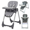 Adjustable and Folding High Chair with Locking Wheels