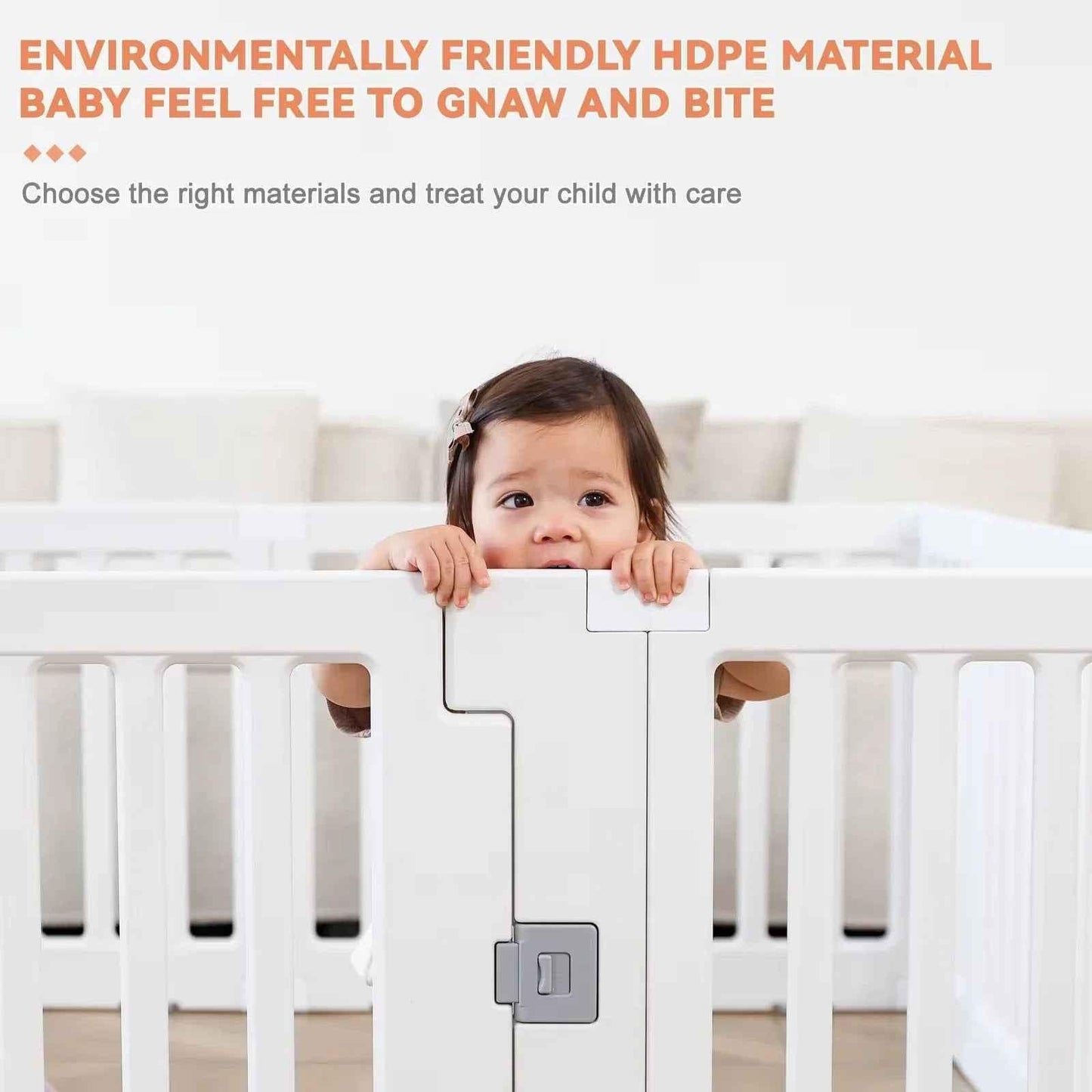 Baby Way NZ 2-in-1 convertible baby playpen with 10-piece play yard and storage rack, featuring soft padding and safety rails.