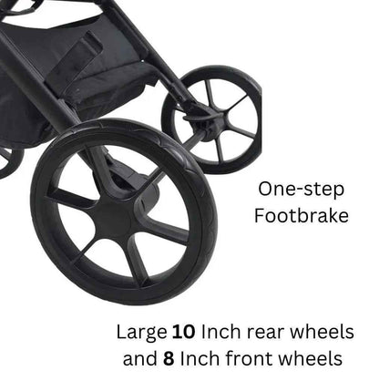 Baby Way NZ Crown Y Luxury Travel System with reversible stroller and reclining i-Size capsule for convenient travel.
