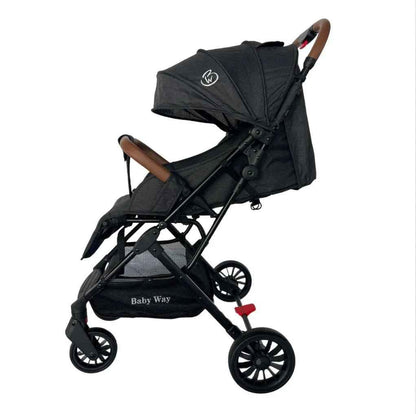 Baby Way NZ The Glide compact travel stroller and capsule car seat combo with pull handle, lightweight and portable for travel.