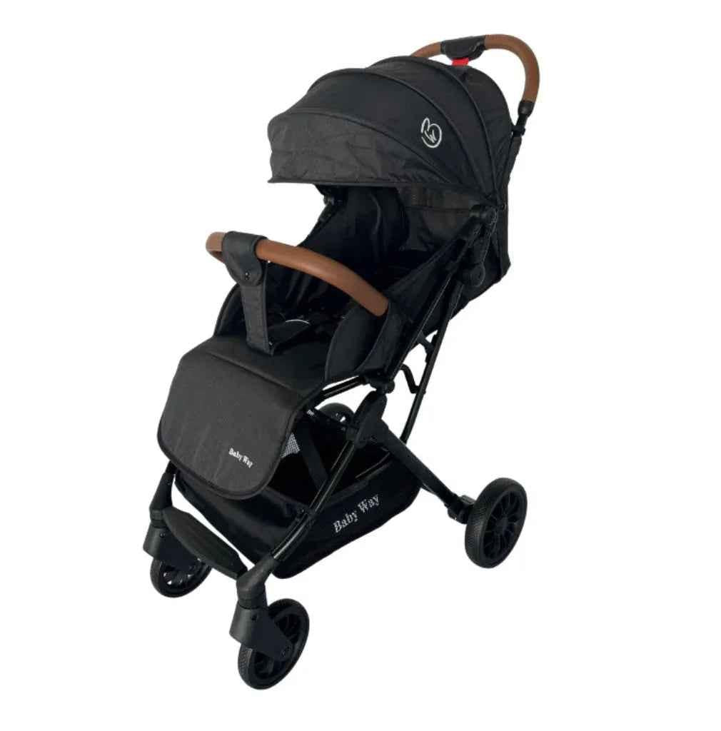 Baby Way NZ The Glide compact travel stroller and capsule car seat combo with pull handle, lightweight and easy to maneuver.