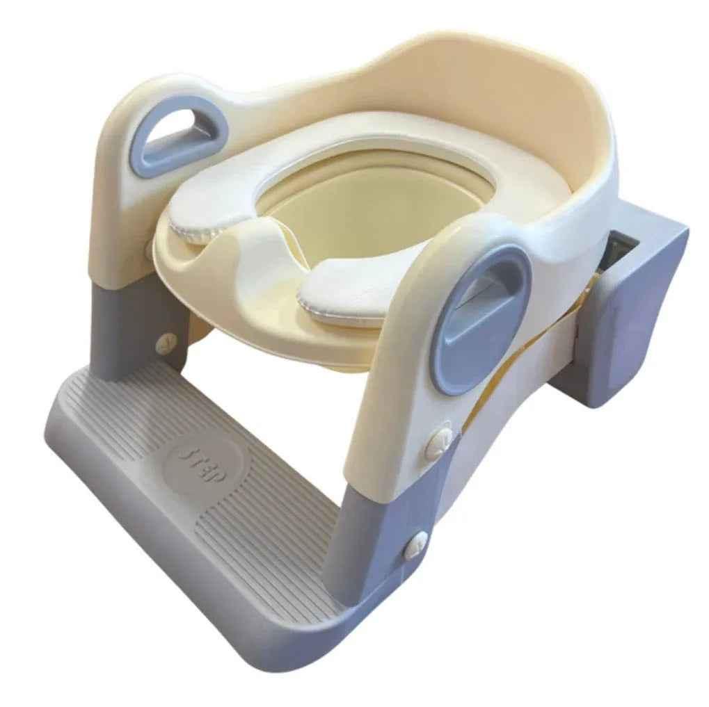 Baby Way NZ 3-in-1 potty training seat with ladder and detachable potty, designed for toddler bathroom safety and convenience.