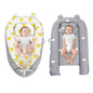 Reversible Baby Lounger with Pillow by Baby Way NZ, portable adjustable baby bed and bassinet for travel and comfort.