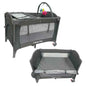 Baby Way NZ 5-in-1 portable co-sleeper bed with changing table and toy bar, ideal for travel and easy to assemble.