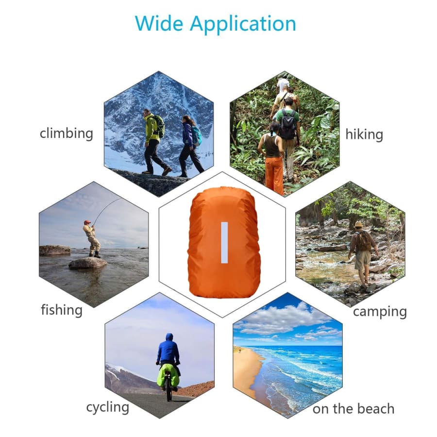 Backpack Waterproof Cover (Orange) 9eight5