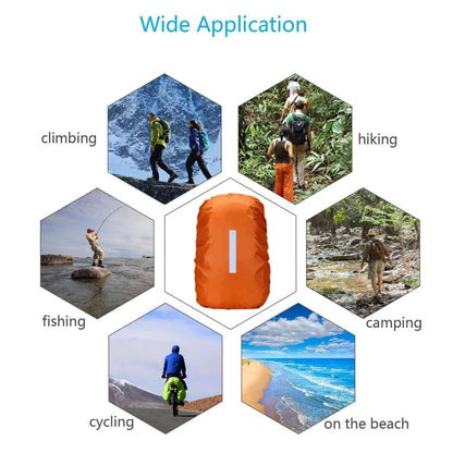 Backpack Waterproof Cover (Orange) 9eight5