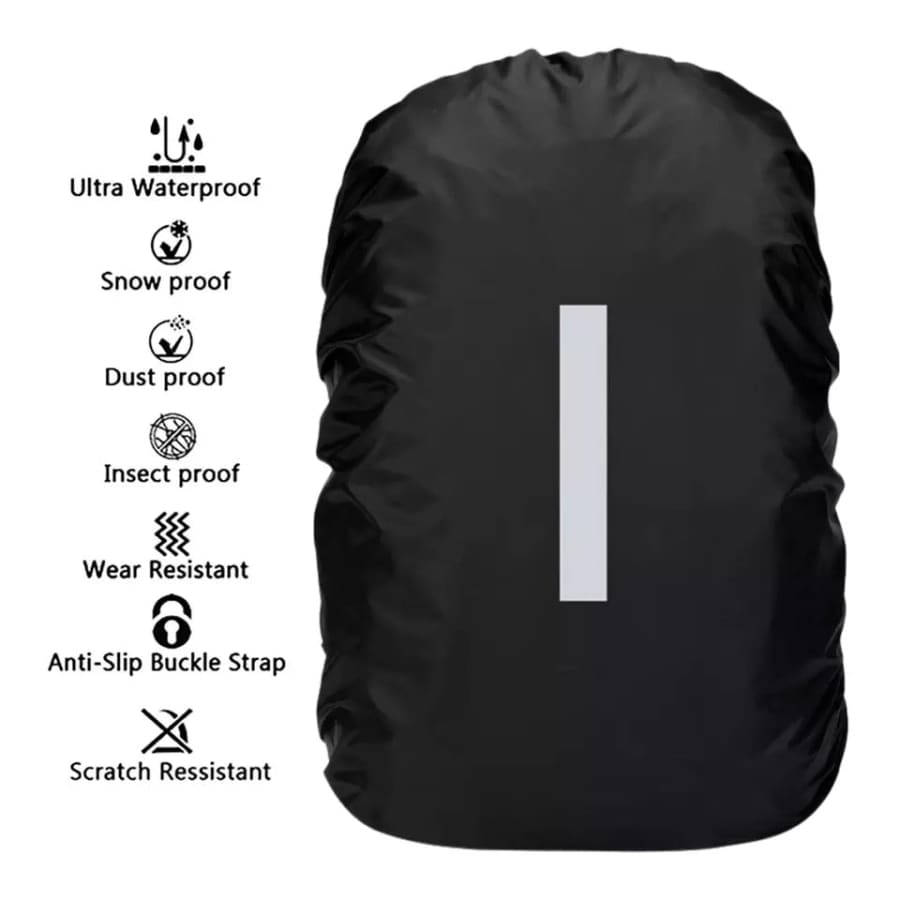 Backpack Waterproof Black Cover 9eight5