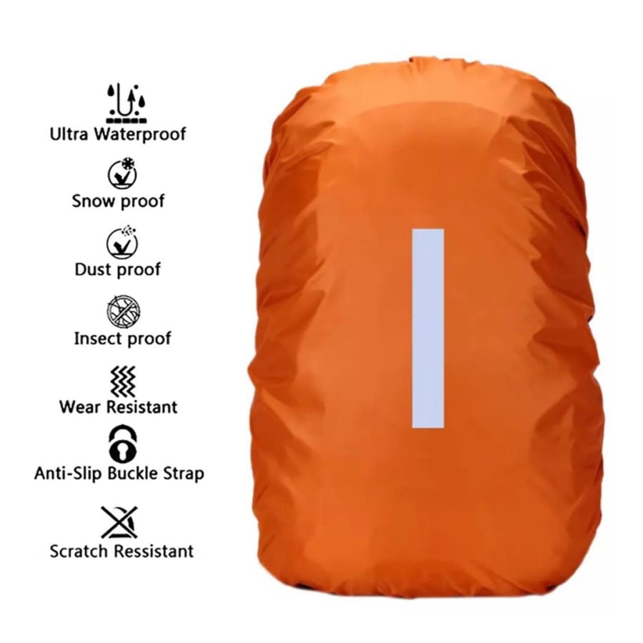 Backpack Waterproof Cover (Orange) 9eight5