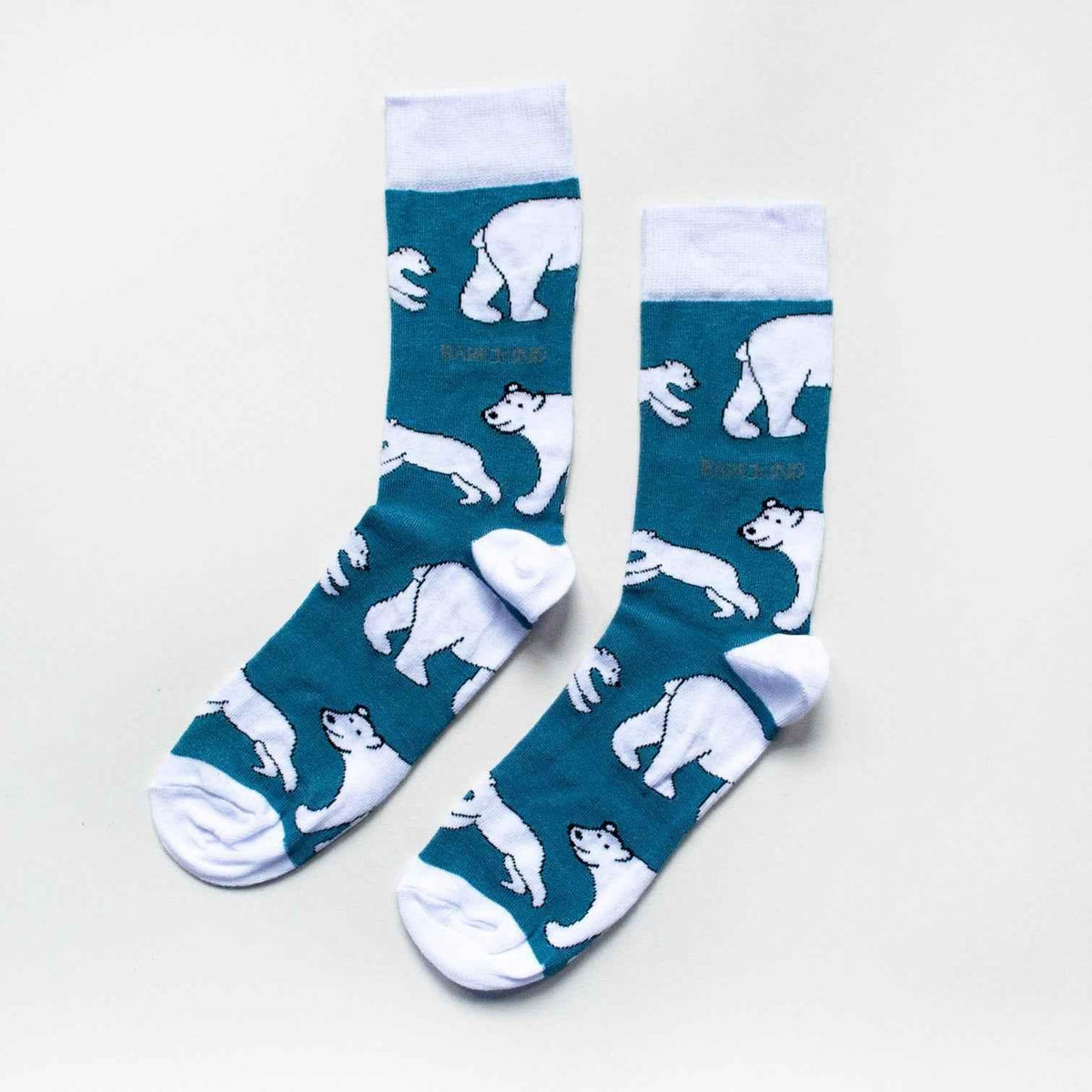 Set of three Barekind NZ Arctic Animals bamboo socks for adults, featuring cozy, eco-friendly design in a gift box.