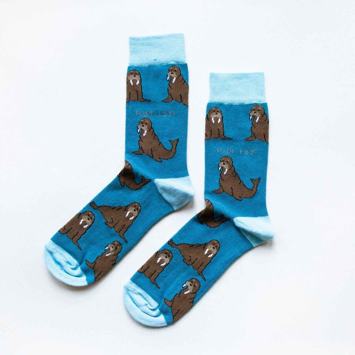 Set of 3 Barekind NZ Arctic Animals bamboo socks in a gift box, featuring cozy adult-sized socks with Arctic animal designs.