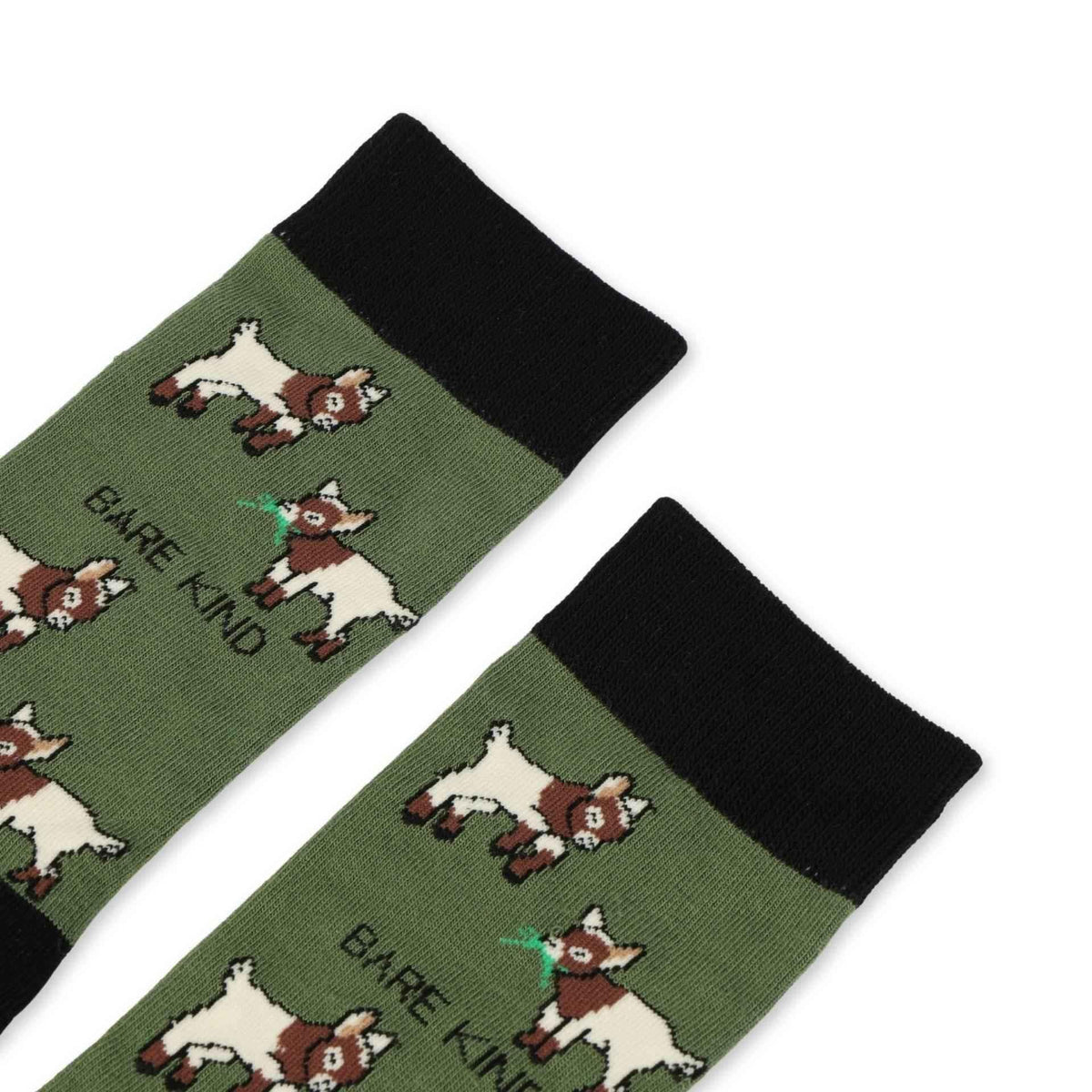 Barekind NZ bamboo socks for adults featuring Save the Goats design, soft and eco-friendly footwear for comfortable wear.