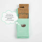 Barekind NZ Save the Hedgehog ribbed bamboo socks for adults, featuring a cozy, textured design in natural tones.