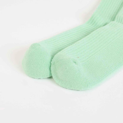 Barekind NZ Save the Hedgehog ribbed bamboo socks for adults, featuring a cozy, textured design in natural tones.