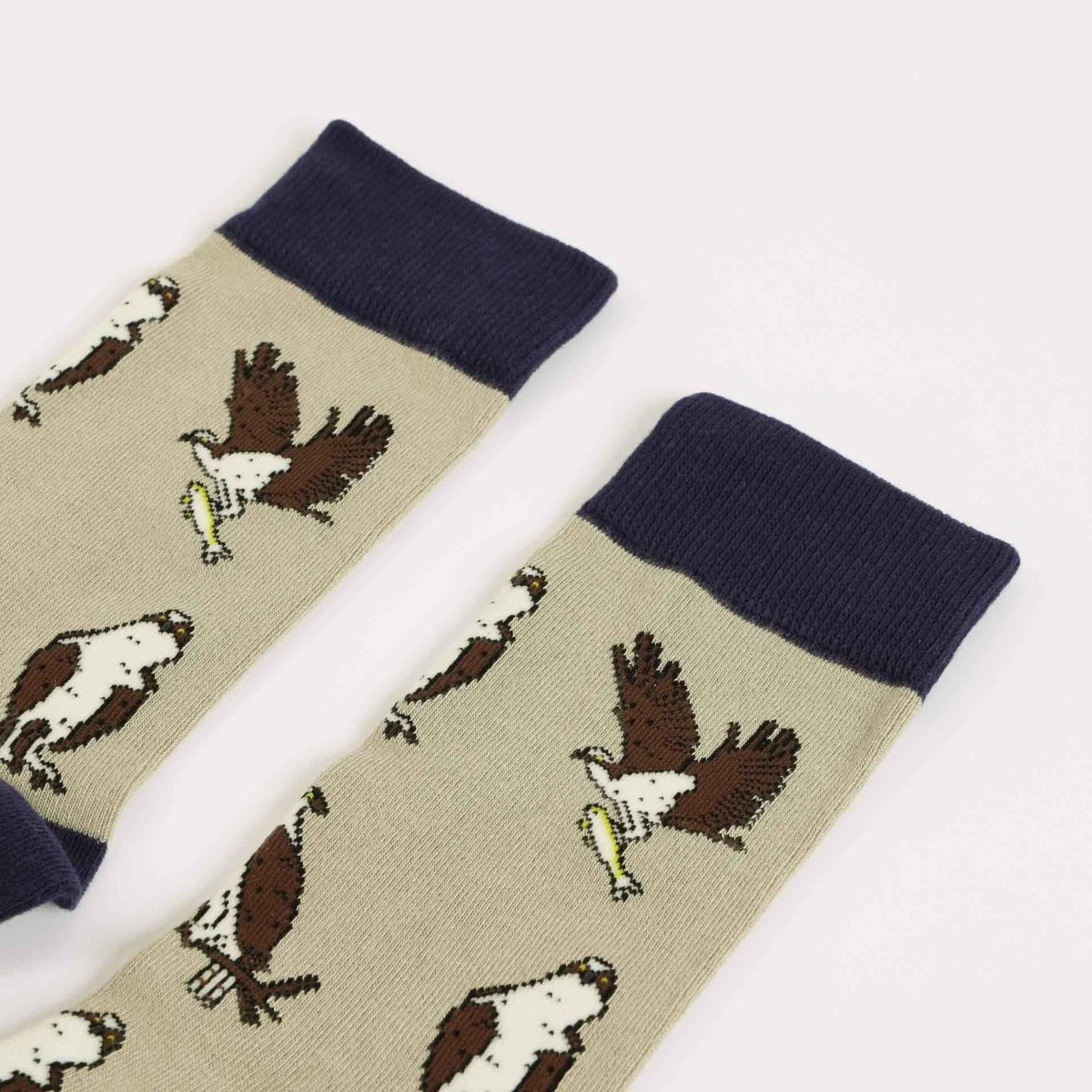 Barekind NZ Save the Osprey bamboo socks for adults, featuring eco-friendly bamboo fabric and a comfortable fit.