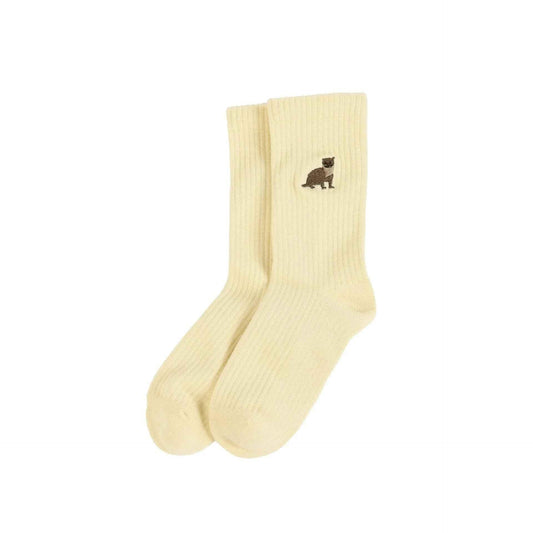 Barekind NZ Save the Otter ribbed bamboo socks for adults, featuring soft, eco-friendly bamboo material and a cozy ribbed design.
