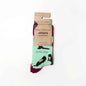Barekind NZ bamboo socks featuring otter illustrations, designed for adults size 4-7, made from sustainable bamboo material.