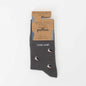 Barekind NZ Save the Puffin small motif bamboo socks for adults, featuring a playful puffin design on soft, eco-friendly bamboo fabric.