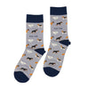 Save the Purple Dog Bamboo Socks