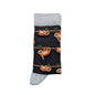 Barekind NZ bamboo socks featuring a Slow Loris design, perfect for comfortable, eco-friendly adult sock wear.