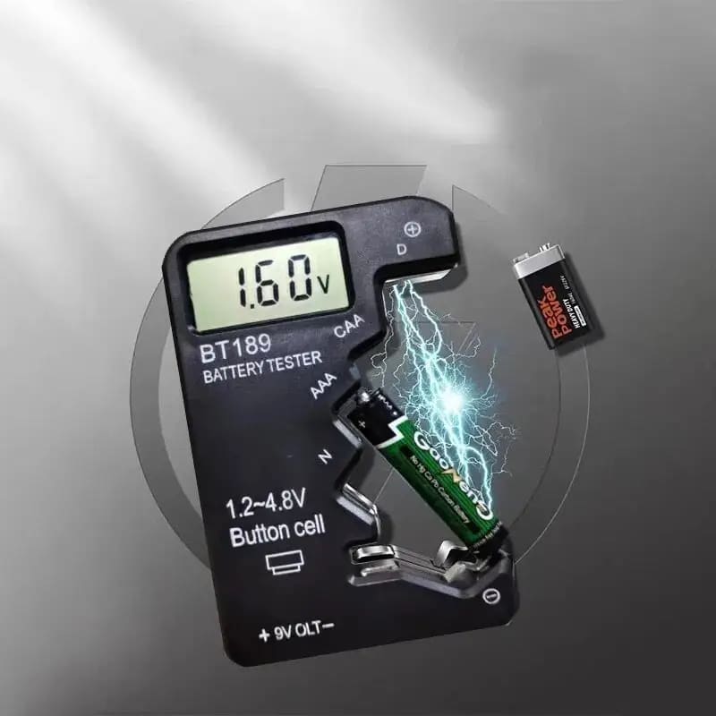 Battery Tester Tool BT189 (Button Cell, AA, AAA, C, D, 9V, 14500, 16340) 9eight5
