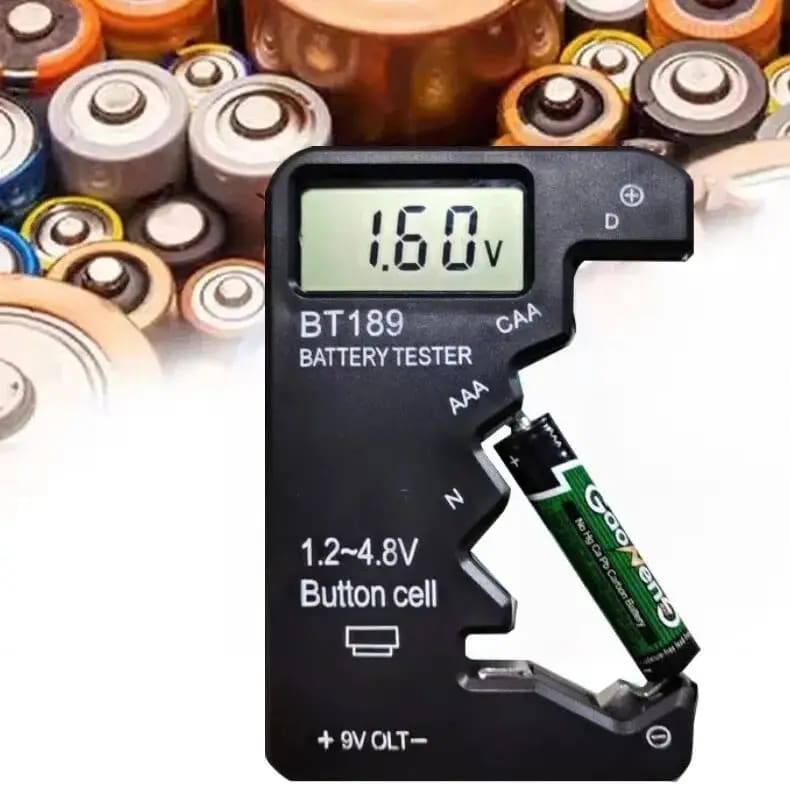 Battery Tester Tool BT189 (Button Cell, AA, AAA, C, D, 9V, 14500, 16340) 9eight5