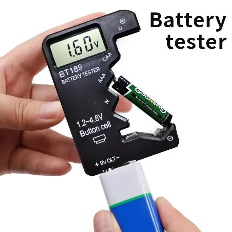 Battery Tester Tool BT189 (Button Cell, AA, AAA, C, D, 9V, 14500, 16340) 9eight5