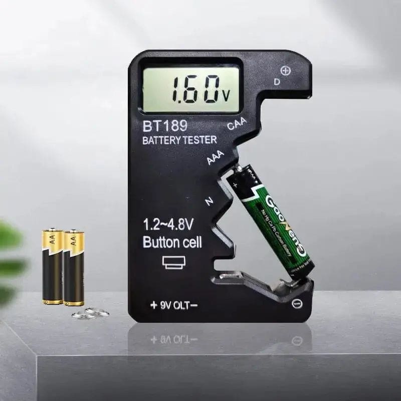 Battery Tester (Button Cell, AA, AAA, C, D, 9V, 14500, 16340) That Watch Shop