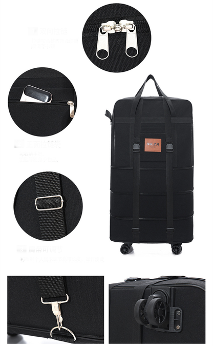 158L Expandable Luggage Bag – Foldable Rolling Travel Bag ECOTREK