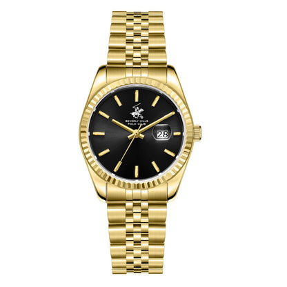 Beverly Hills Polo Club Black Dial All Gold Watch BP3827X.150 Kiwi Watches
