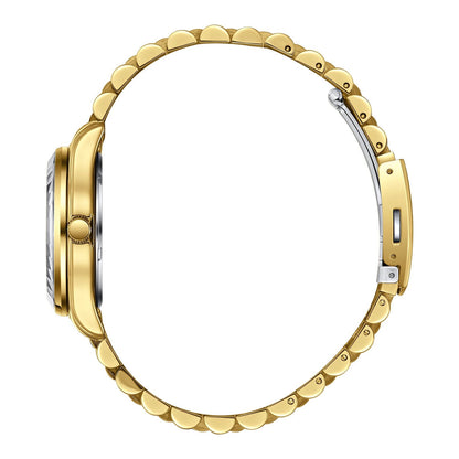 Beverly Hills Polo Club Mother Pearl Genuine Diamond Gold Watch BP3808C.120 Kiwi Watches