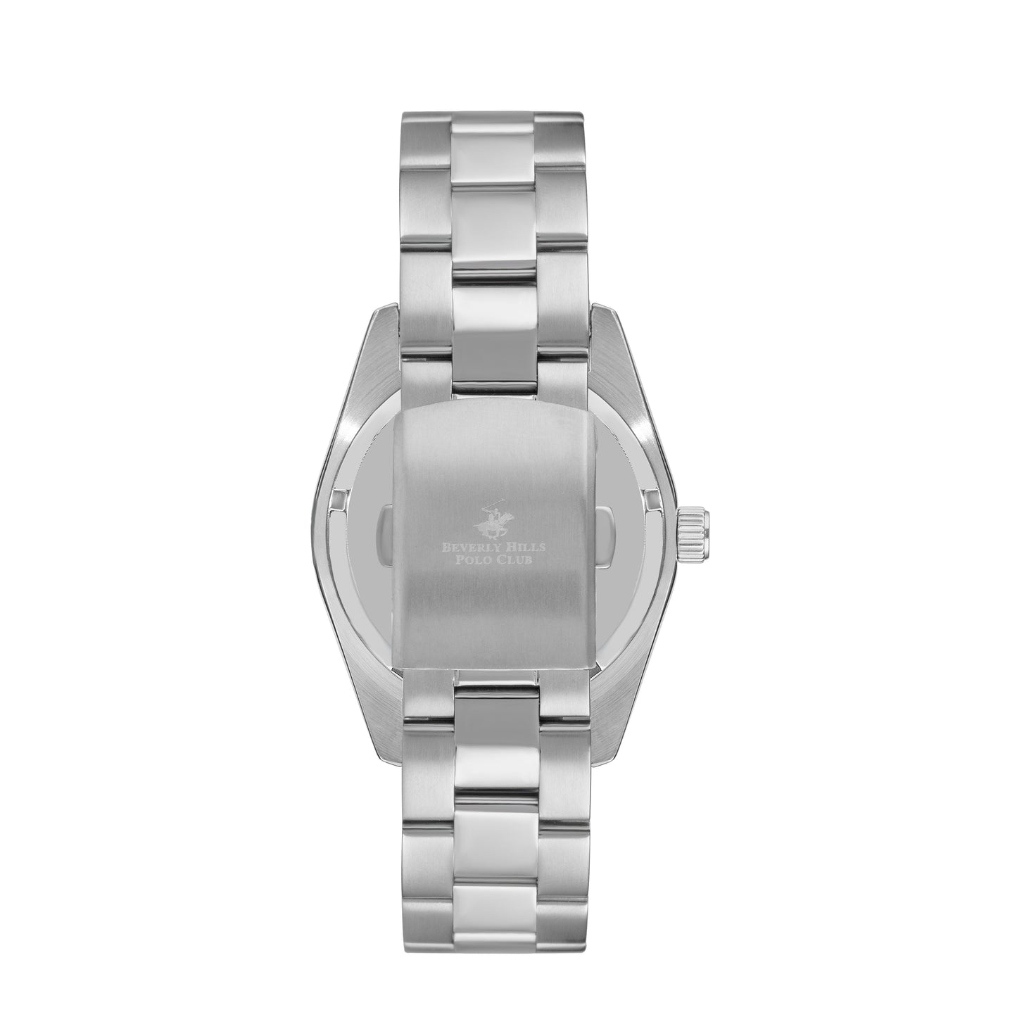 Beverly Hills Polo Club Blue Sunray Dial Silver Date Watch – BP3288X.390 Kiwi Watches