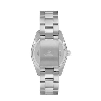 Beverly Hills Polo Club Blue Sunray Dial Silver Date Watch – BP3288X.390 Kiwi Watches