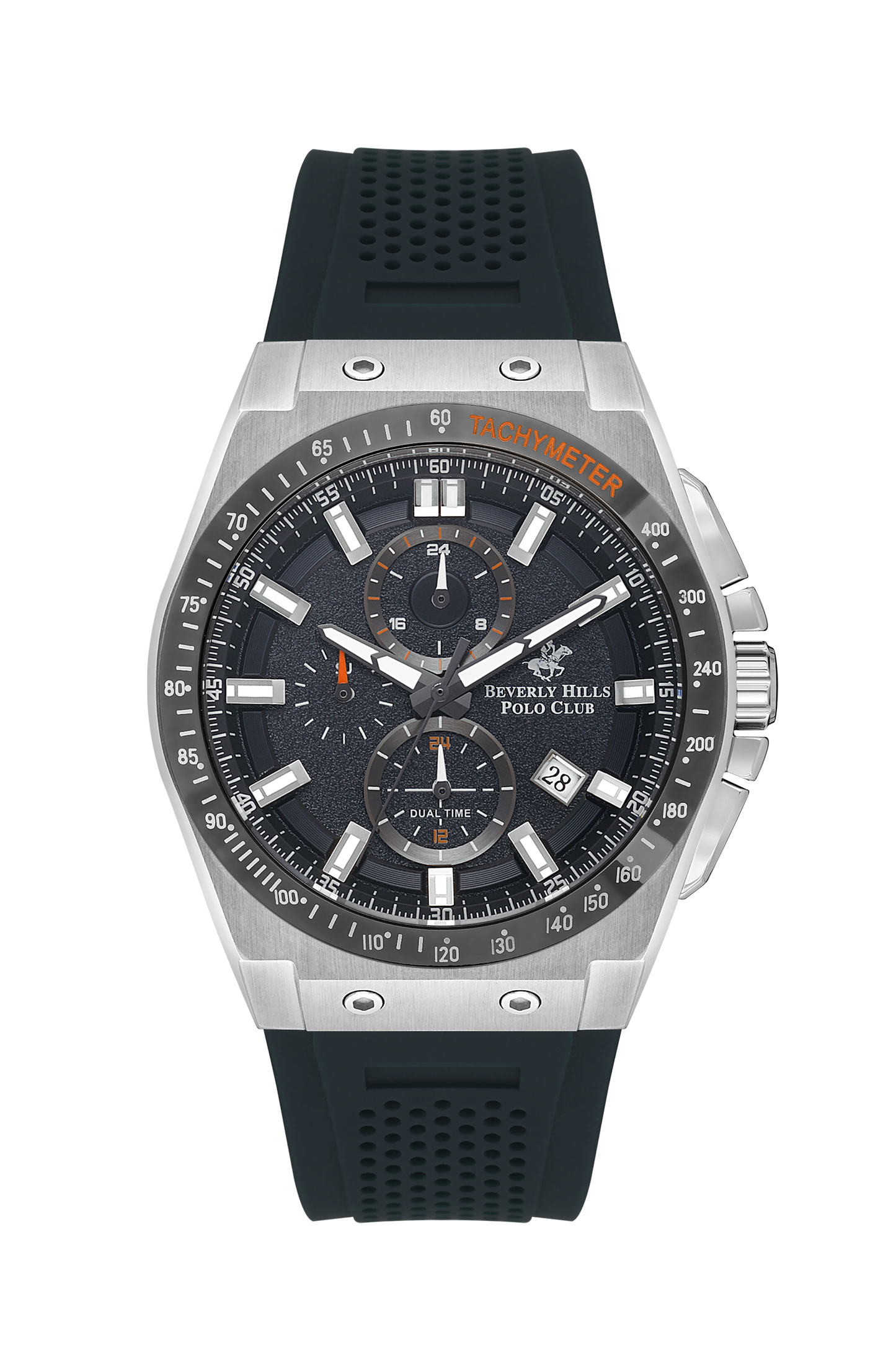 Beverly Hills Polo Club Sporty Multifunction Black Dial Date Watch – BP3541X.399 Kiwi Watches