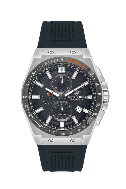 Beverly Hills Polo Club Sporty Multifunction Black Dial Date Watch – BP3541X.399 Kiwi Watches